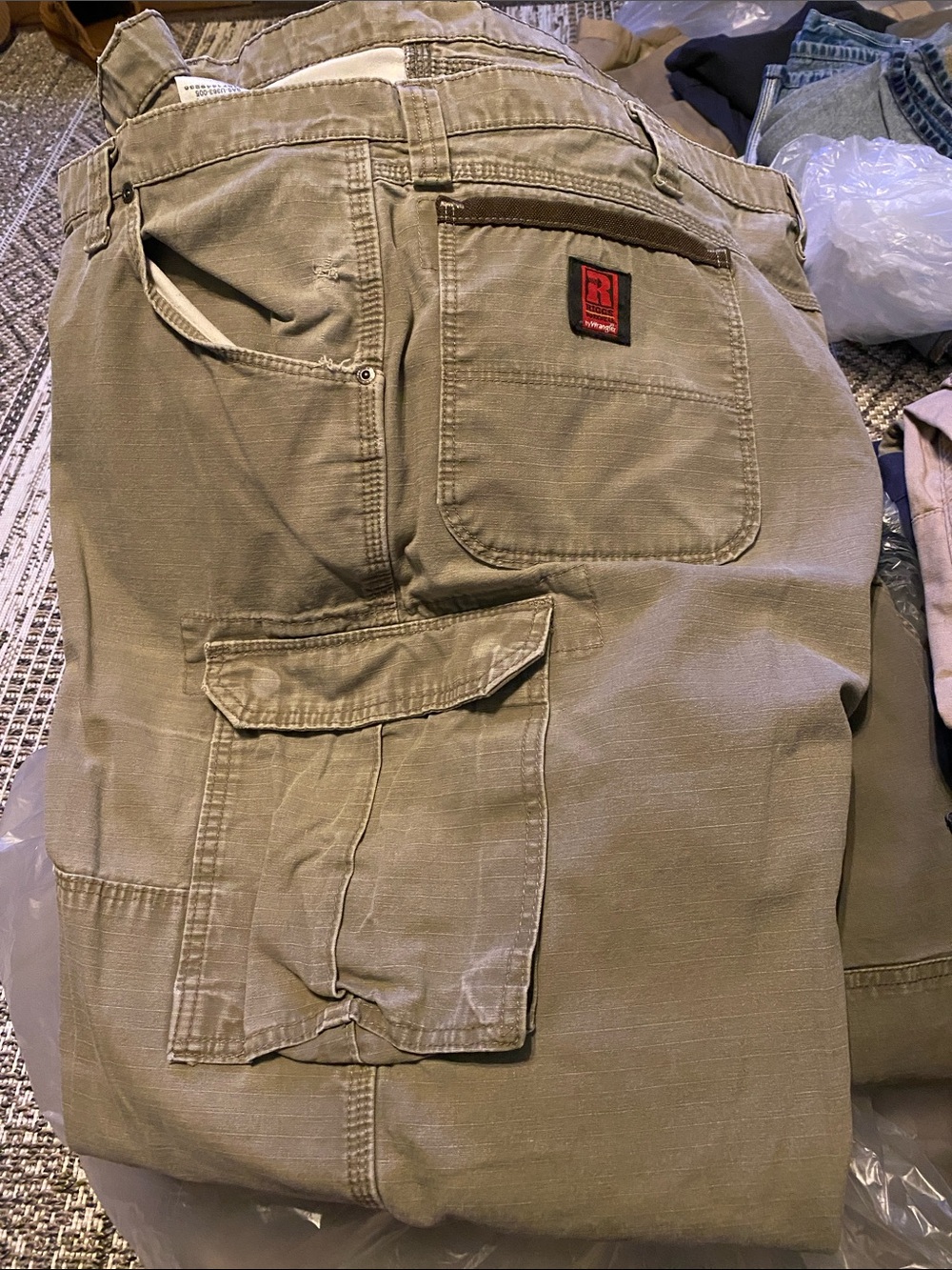 Wrangler Riggs Workwear Ripstop Ranger Cargo Pants 46 and 48 - Picture 13 of 15